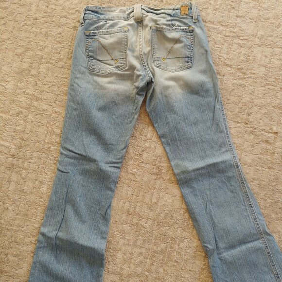 VINTAGE Guess jeans low-rise flared size 27 - Picture 2 of 13